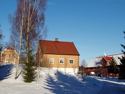 Hyggelig gårdsmiljø.