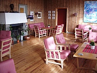 Peisestua med tv