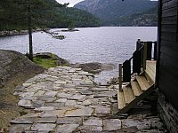 Lars Orras øy og Hytte i Skogseidvatnet