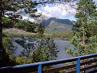 Utsikt fra hytte nr 3