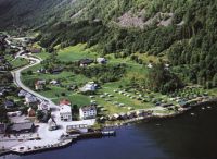 Birds eye view of Eidsdal