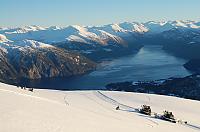 Utsikt fra Roaldshorn mot Stranda.