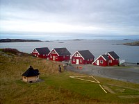 Fra Havgløtt Rorbuer har du en fantastisk utsikt
