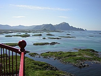 Birds eye view from Andenes Fyr (Andenes Lighthouse), 40 m above sea level.