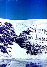 Der Öksfjord Gletscher in Jökelfjord